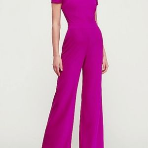 Express Off The Shoulder Wide Leg Jumpsuit